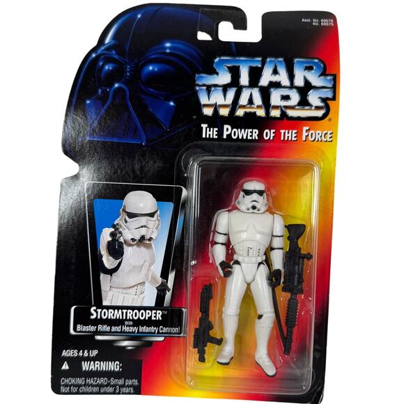 5 for $25| Star Wars Power of the Force Stormtrooper Red Card Action Figure - Picture 1 of 4